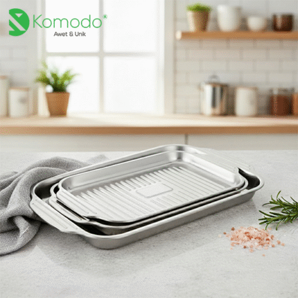 Nampan Saji Stainless Komodo