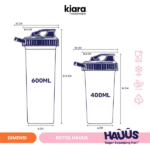 Botol Minum Hauus 400ml & 600ml Kiara CJP