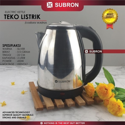 KETTLE LISTRIK 2 Ltr SUBRON EK-2L @30pcs