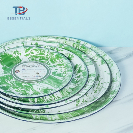 BAKI ENAMEL BLIRIK TB HIJAU NPN-ENB