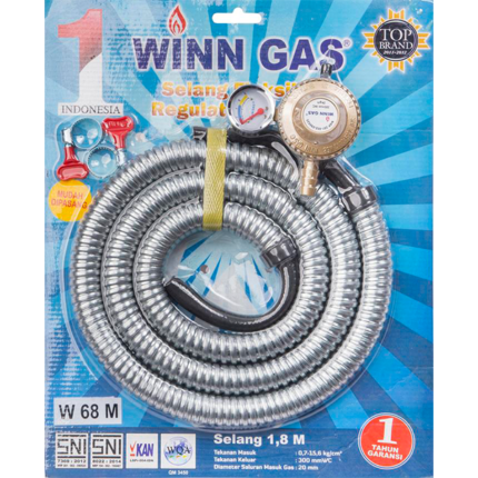 SELANG GAS KOMPLIT W-68M WINN @20pcs