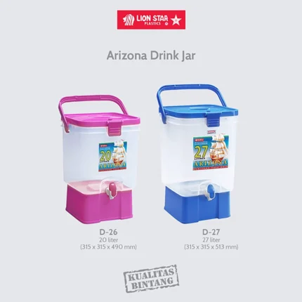 DRINK JAR ARIZONA 20,27 Ltr LIONSTAR @6pcs