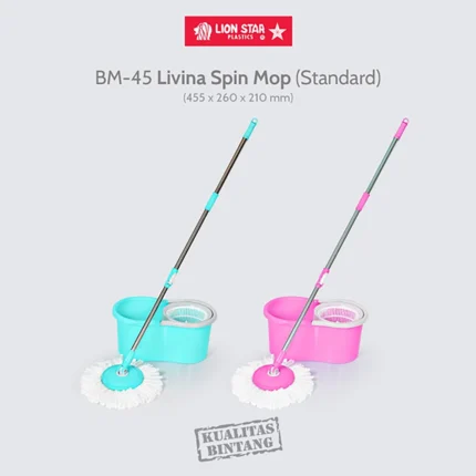 SPIN MOP LIVINA (STANDARD) LIONSTAR BM-45 @6pcs